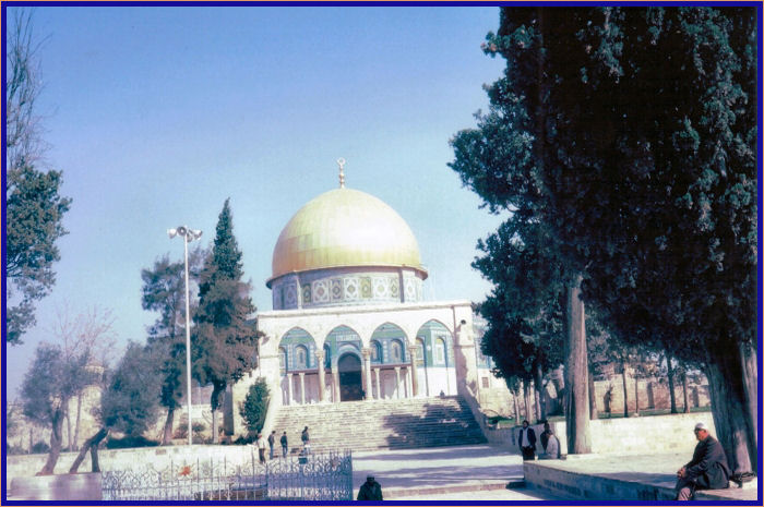 The Dome of the Rock was constructed in 690 A.D.
